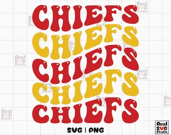 Retro Chiefs SVG PNG: Game Day Sublimation (Digital Download)