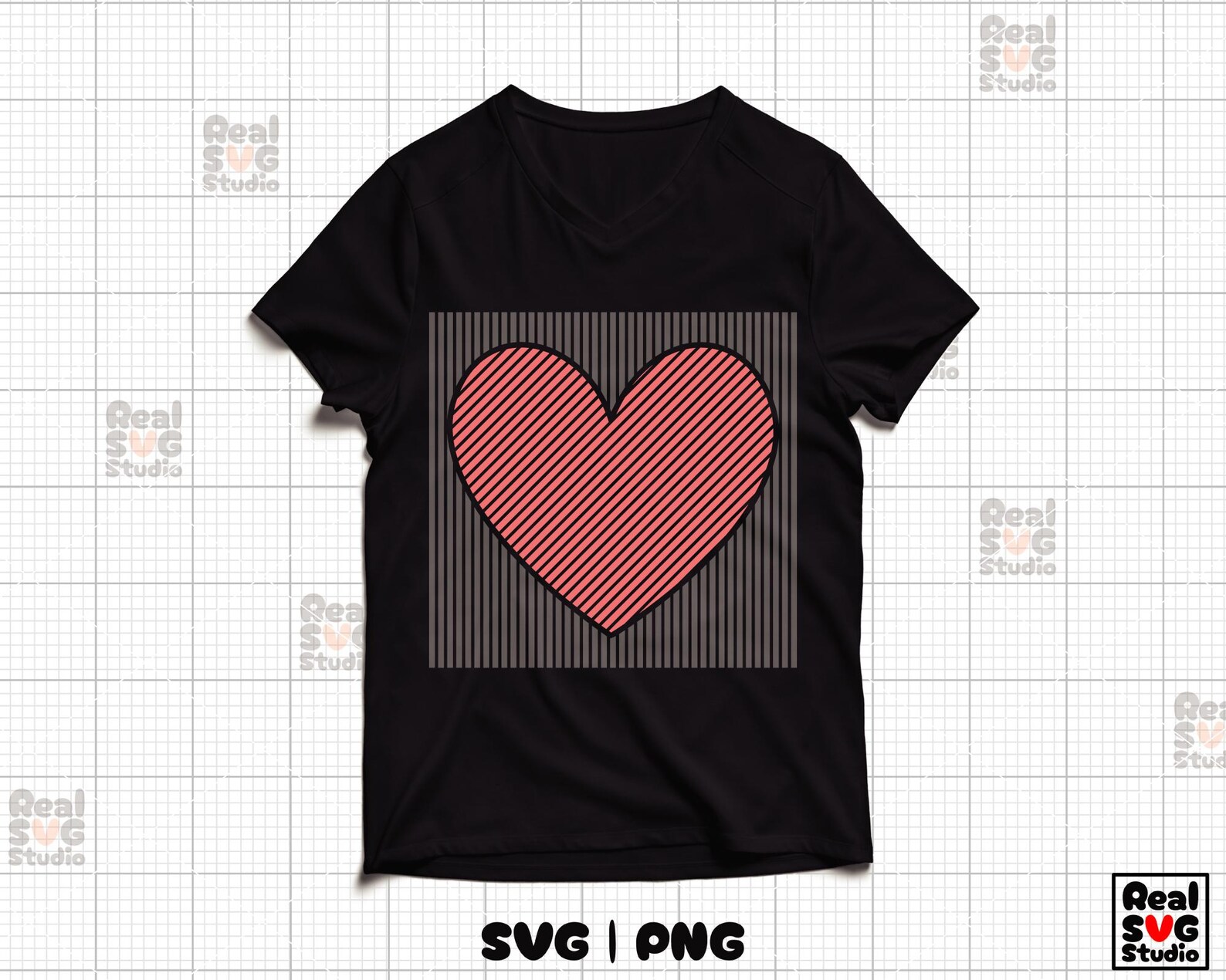 Valentine Downloads | Retro Valentines Heart SVG PNG (digital Files) - Etsy