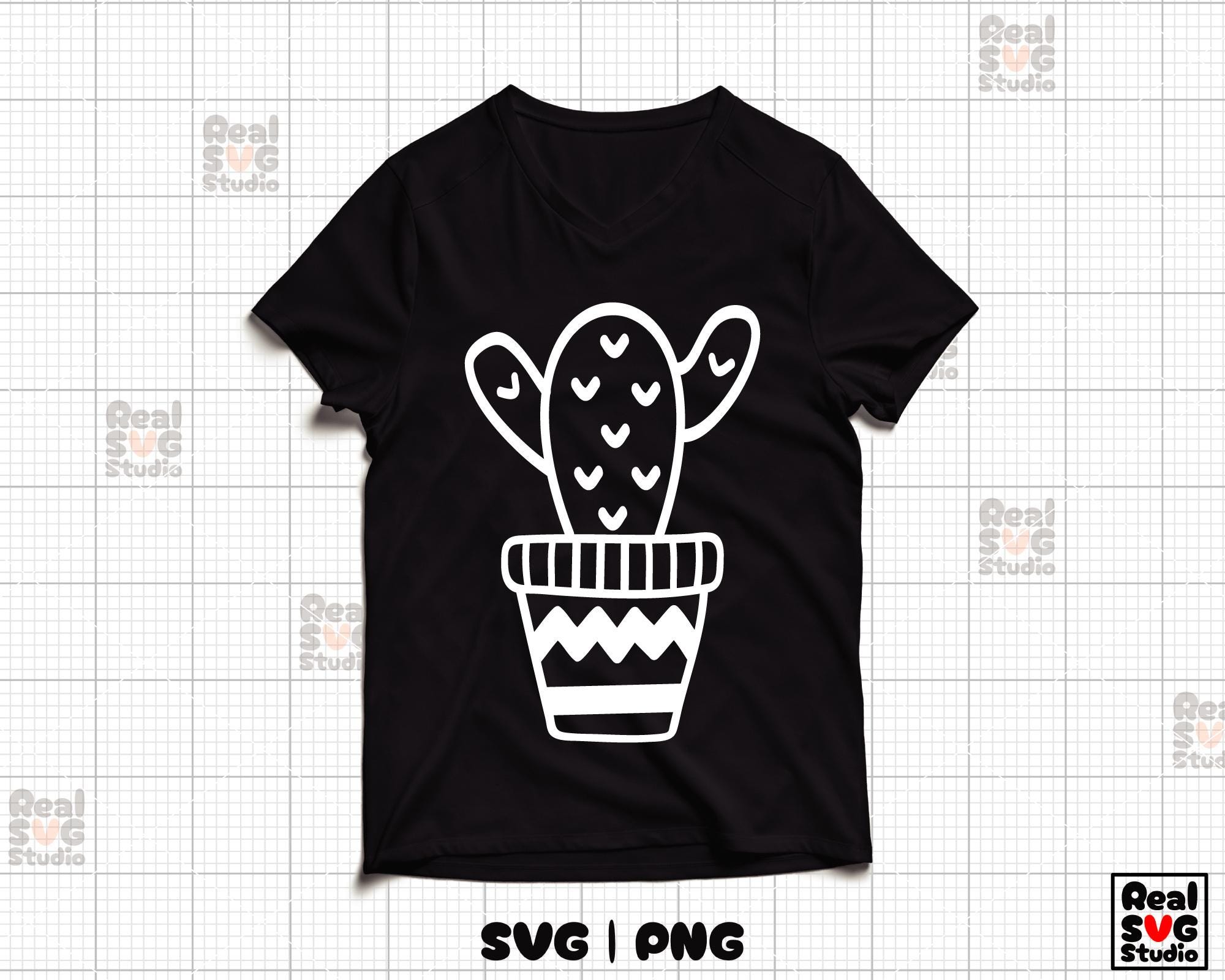 Cactus SVG PNG Bundle: Succulent Cut Files for Cricut & Silhouette - Etsy