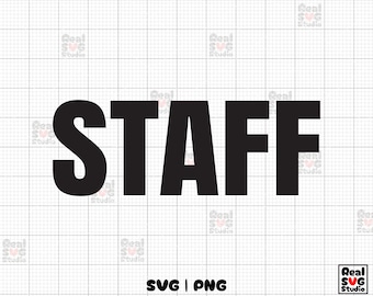 Staff SVG, PNG Digital Download | Staff Cut File Cricut & Silhouette
