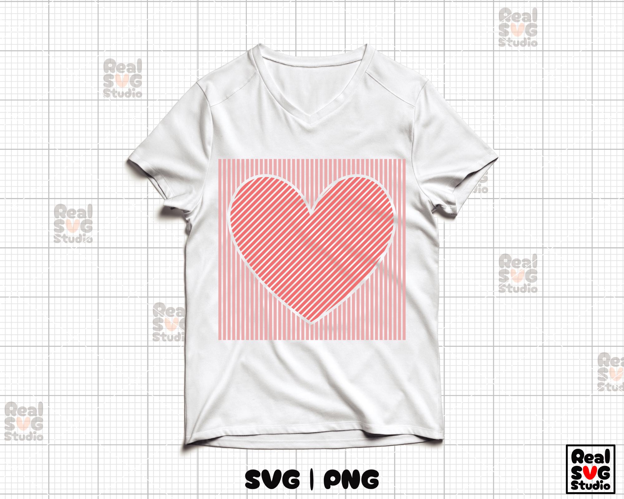 Valentine Downloads | Retro Valentines Heart SVG PNG (digital Files) - Etsy