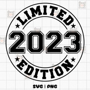 Limited Edition 2023 SVG, PNG | Verjaardag Svg | Est 2023 shirt-svg | Verjaardag png | Svg 2023 | png-bestand voor 2023 | 1e verjaardag Svg | 2023 Bestanden knippen