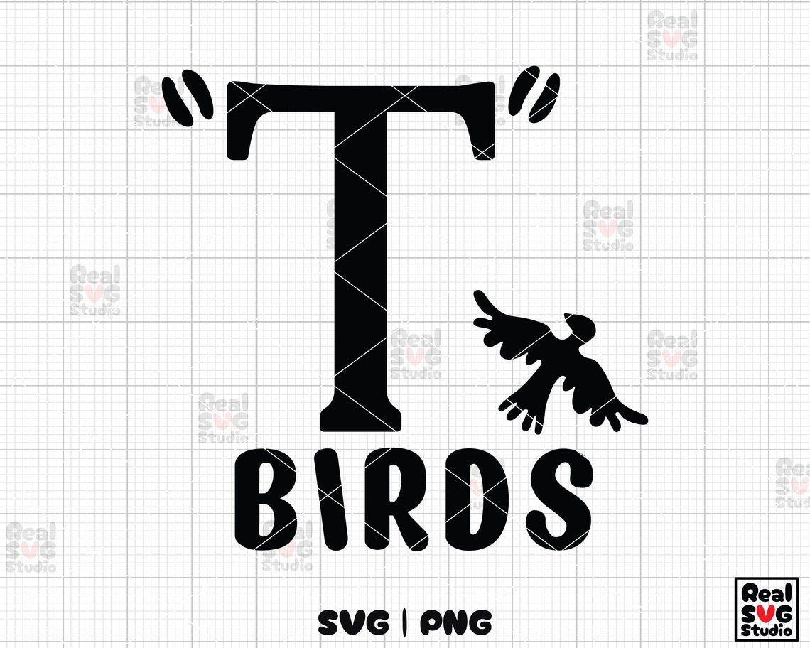 T Birds SVG Grease Svg Tbirds PNG Grease Movie Sublimation T Birds