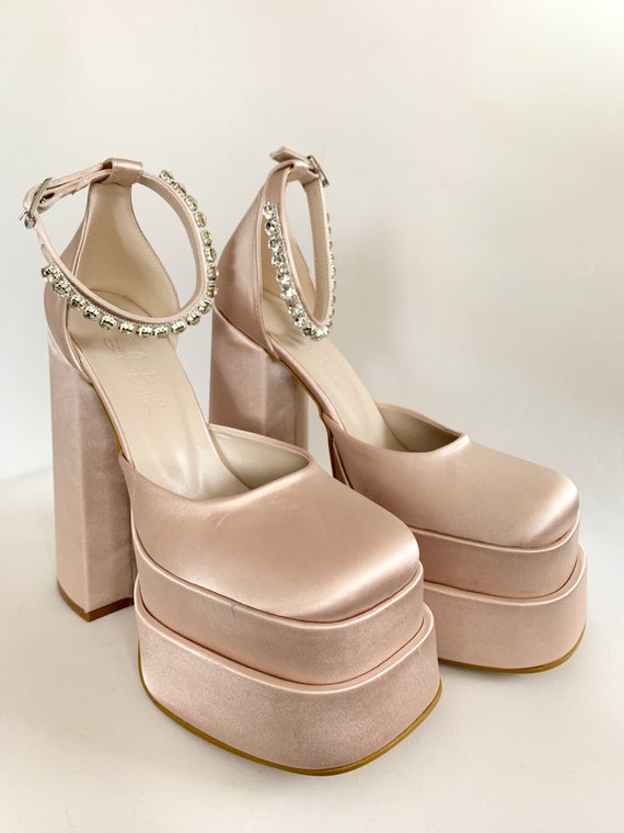 New Women Pumps Summer Platform Shoes Super High Heels - Etsy