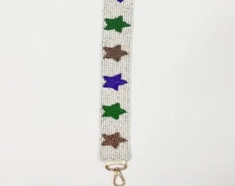 mardi gras purse strap
