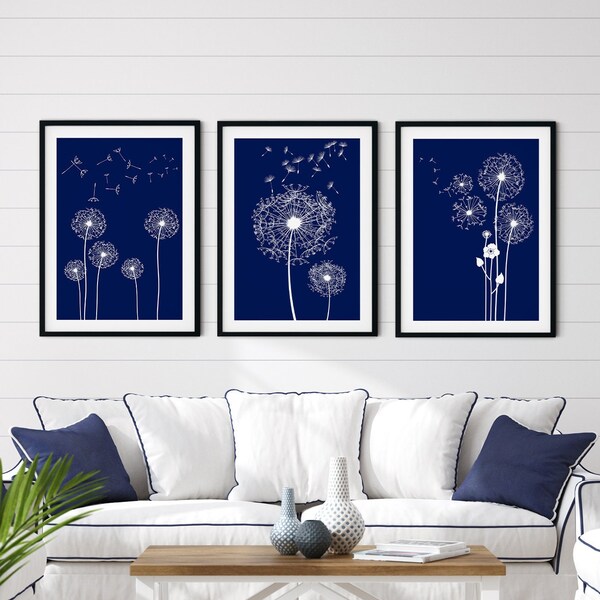 Dandelion Wall Art Etsy