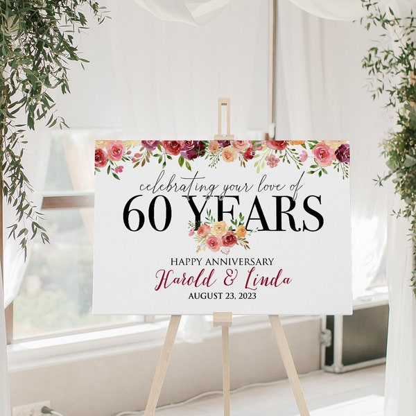 Anniversary Sign - Etsy
