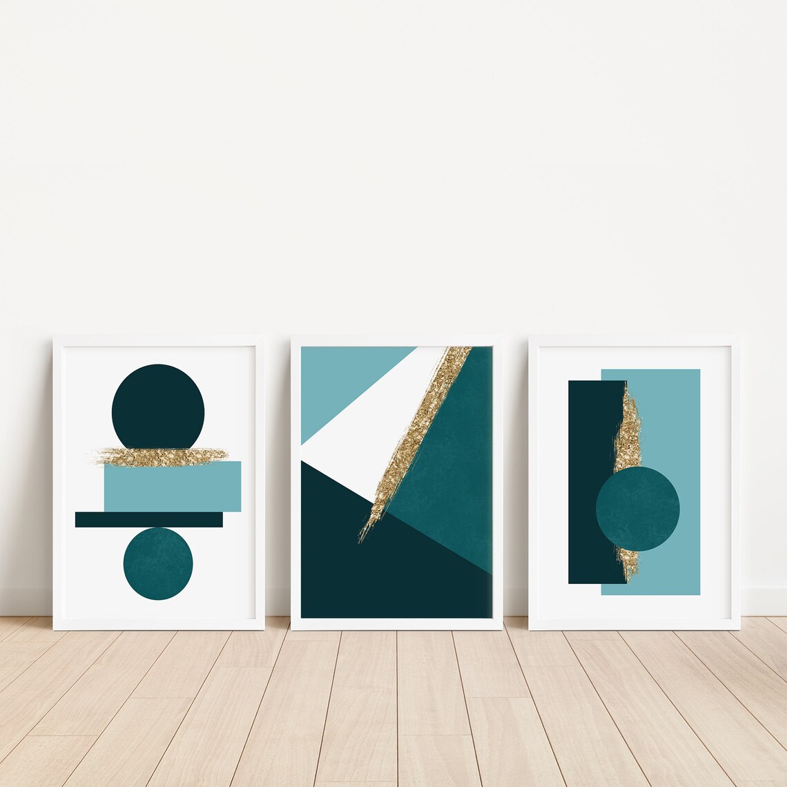 Teal and Gold Wall Art Teal Wall Art Teal and Gold Prints Etsy