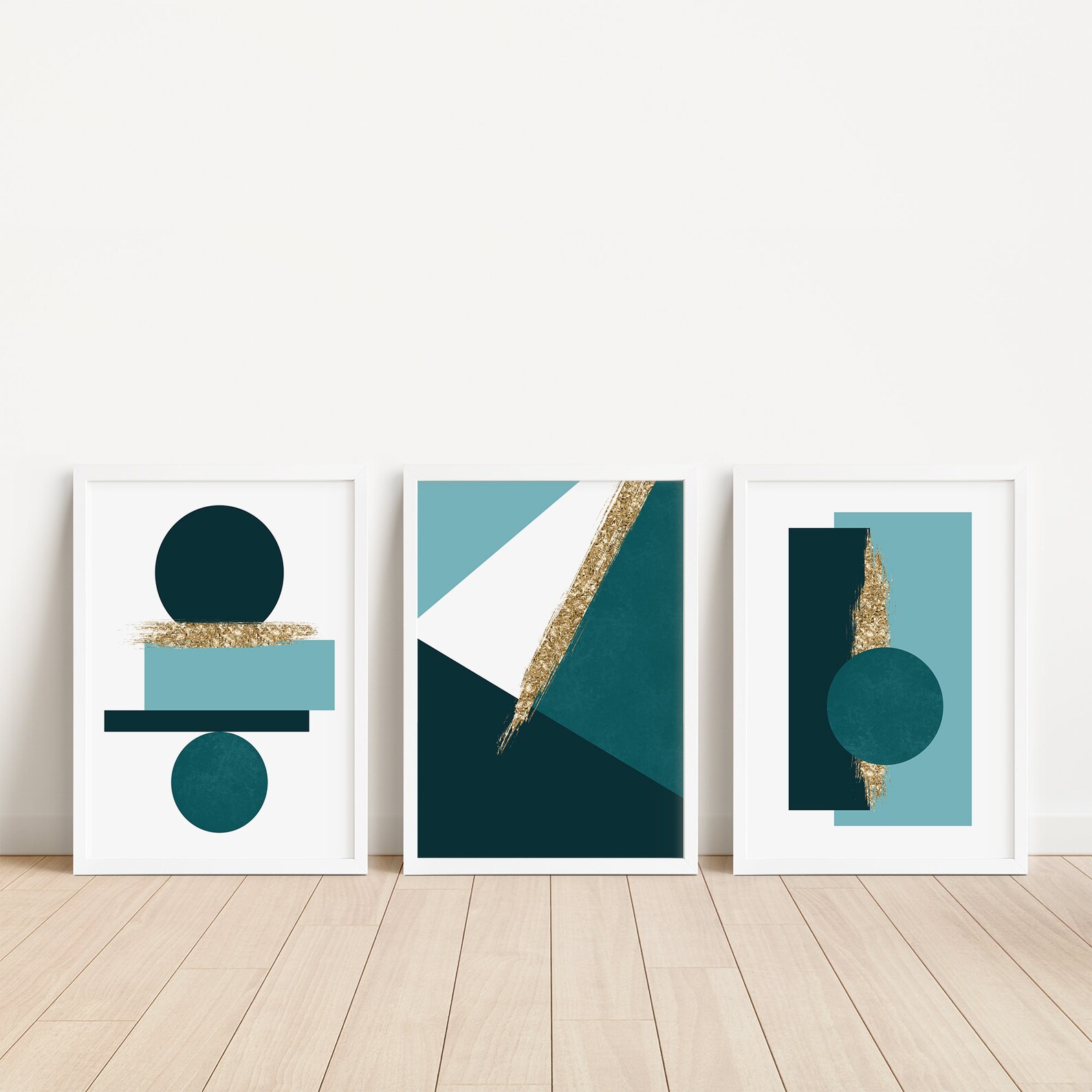 Teal and Gold Wall Art Teal Wall Art Teal and Gold Prints Etsy