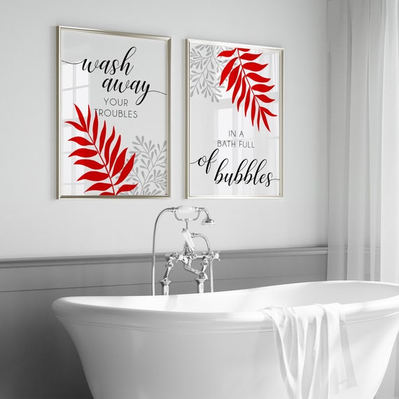 Stunning Black and Red Bathroom Decorating Ideas for a Bold Makeover