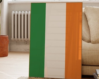 Irish Flag Print, Ireland Wall Art, St.Patrick's Day, Ireland Home Decor, Irish Gifts, St Paddys day, Irish decor, Irish roots, green orange