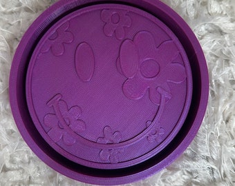 Daisy Smiley Mold, Silcone Mold for Car Freshies, Molds for Aroma Beads, Candles, and Soaps, Freshie Supplies