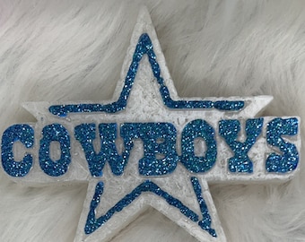 Dallas Cowboy Star Car Freshie, Handmade Aroma Bead Car Freshener, Scented Car Decoration, Handcrafted Car Fragrance Accessories