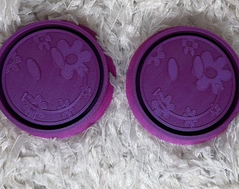 Daisy Smiley Vent Clips  Silcone Mold for Car Freshies, Molds for Aroma Beads, Candles, and Soaps, Freshie Supplies