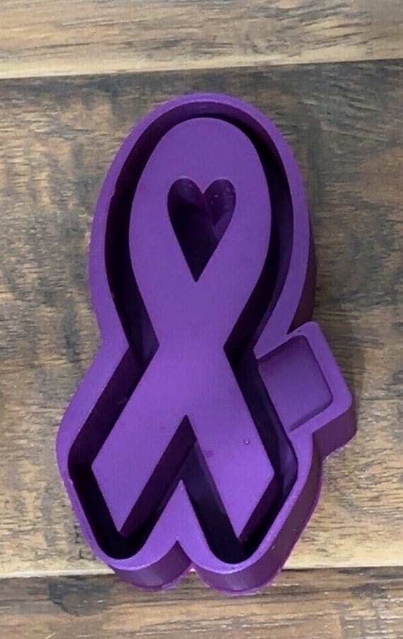 Ribbon Awareness Freshie Mold, Silcone Mold for Car Freshies, Molds for Aroma Beads, Candles, and Soaps, Freshie Supplies