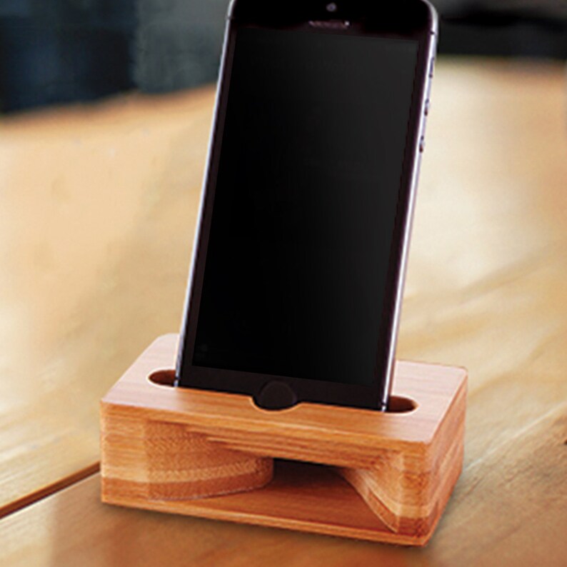 Bamboo Phone Amplifier Etsy