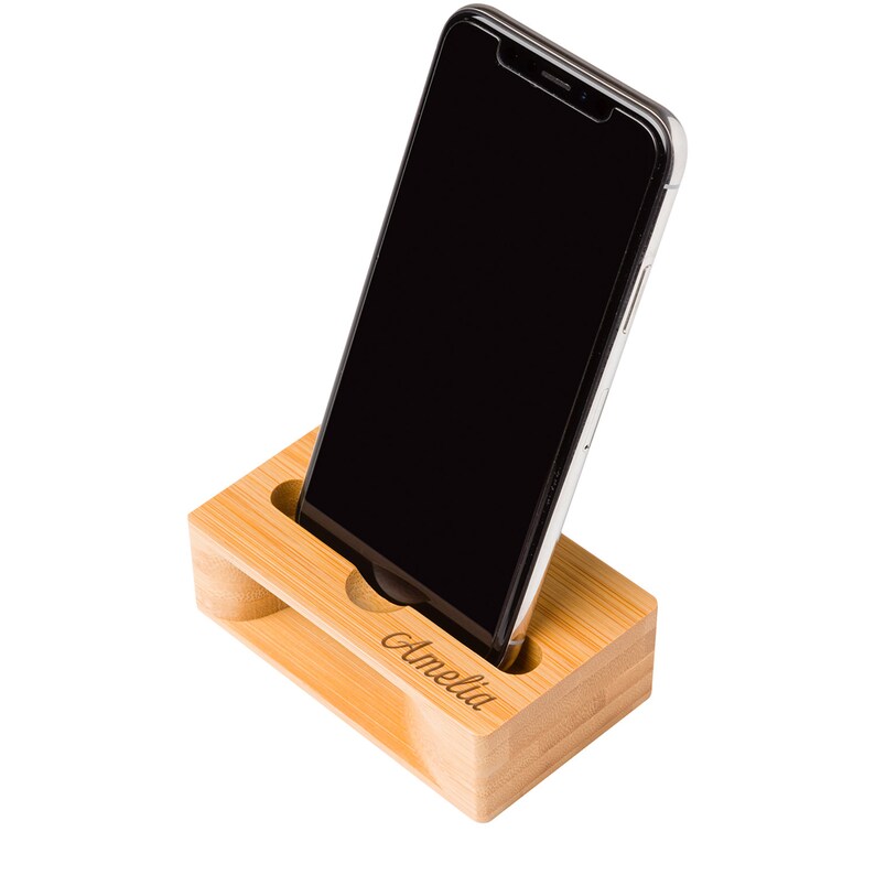 Bamboo Phone Amplifier Etsy