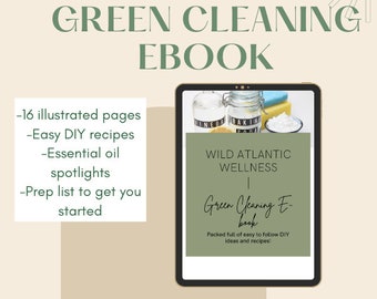 Cleaning Planner, Cleaning schedule, Eco-friendly recipes, Zero waste Cleaning