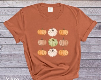 Comfort Colors Shirt, Comfort Colors Kürbiss Shirt, Kürbis Patch T.shirt, Kürbis T.Shirt, Thanksgiving T.shirt, Spooky Season,
