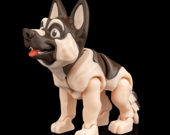 Jerry, el pastor alemán – Juguete articulado para perros