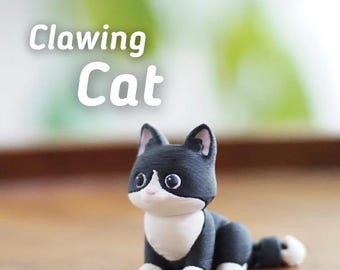 Gato con garras - Gato articulado e inquieto - Ludo Animal