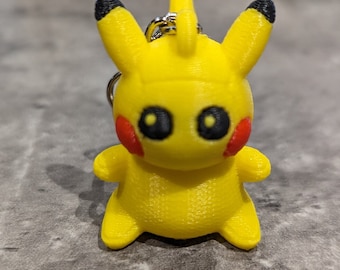 Llavero de Pokémon Pikachu / Estilo 'Tejido'