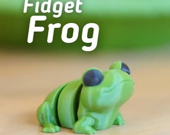 Rana Fidget - Rana articulada flexible - Animal impreso en 3D para Ludo