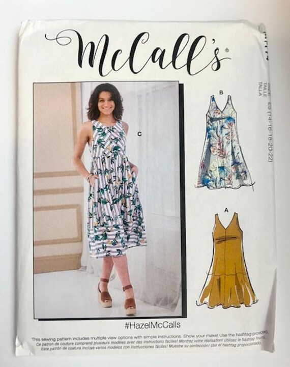 Mccall's 7774 Easy Summer Dress Pattern Sizes 14 - 22 - Etsy