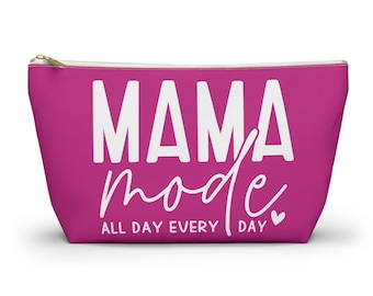 Mama Mode Ganztags-Make-up-Tasche für Frauen| Mamas Geburtstagsgeschenk | Mama Geschenke | Rosa Make-up Tasche | Kosmetiktasche für Mütter | Einzigartige Geschenke für Mütter
