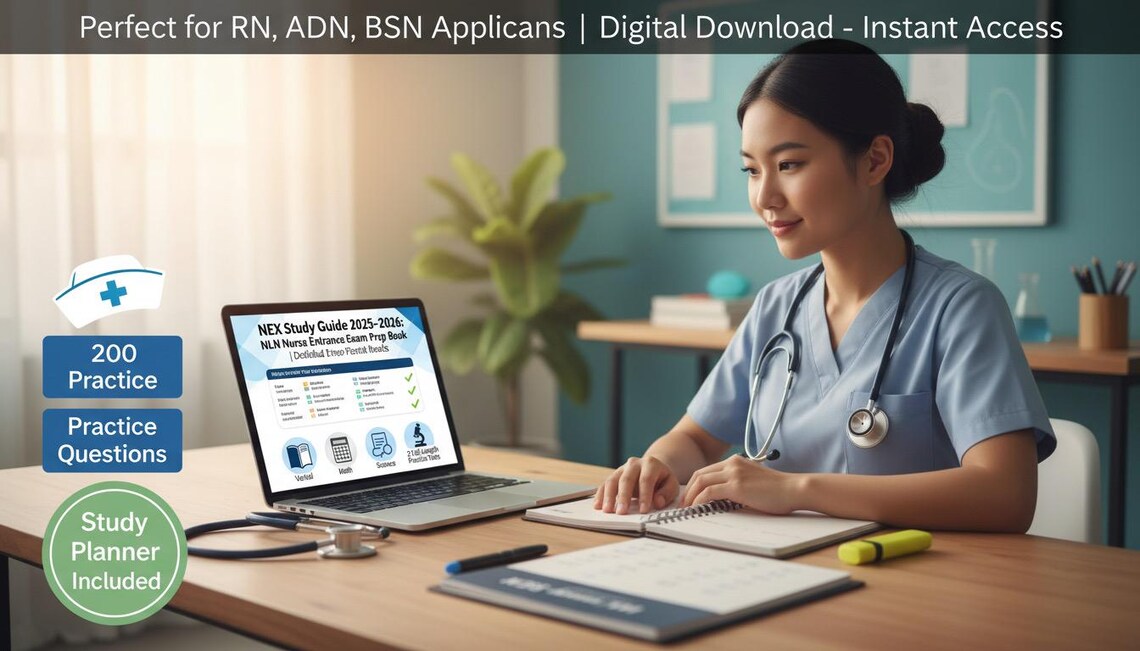 Nln Study NEX Study Guide 2025–2026 | NLN Nurse Entrance Exam Prep Book | Verbal ...