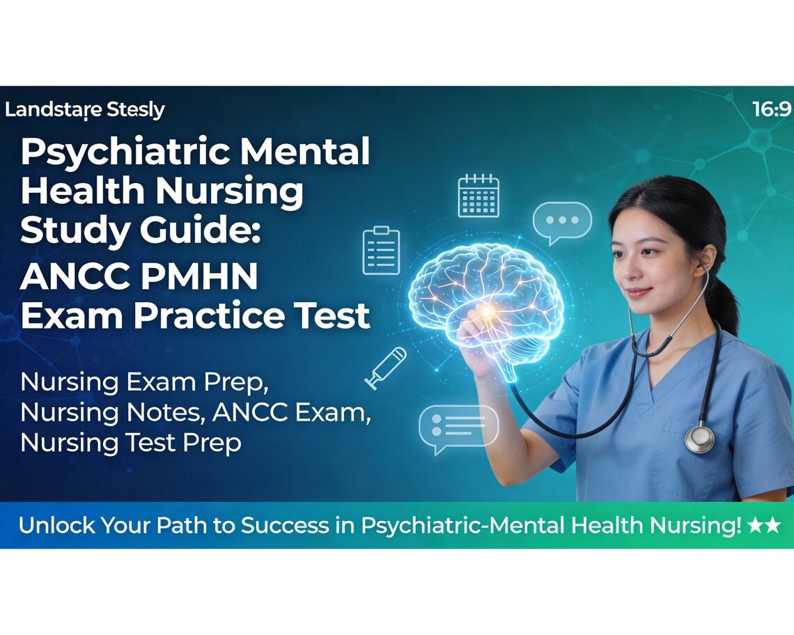 Psychiatric Mental Health Nursing Study Guide 2025-2026: ANCC PMHN Exam ...