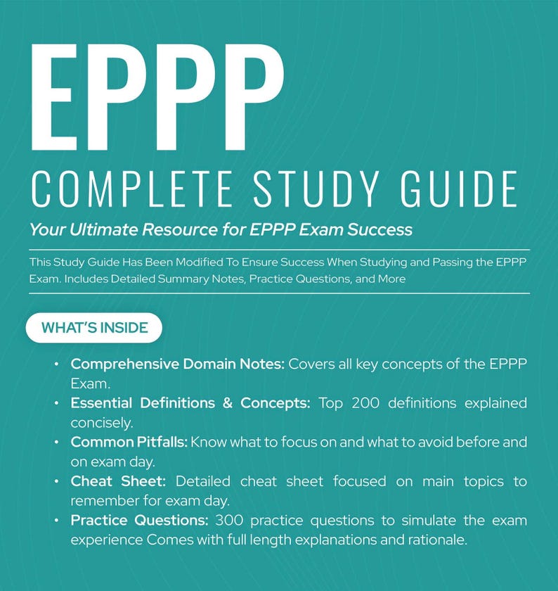 EPPP Exam Study Guide 2026: Practice Questions and Cheat Sheet, Digital ...