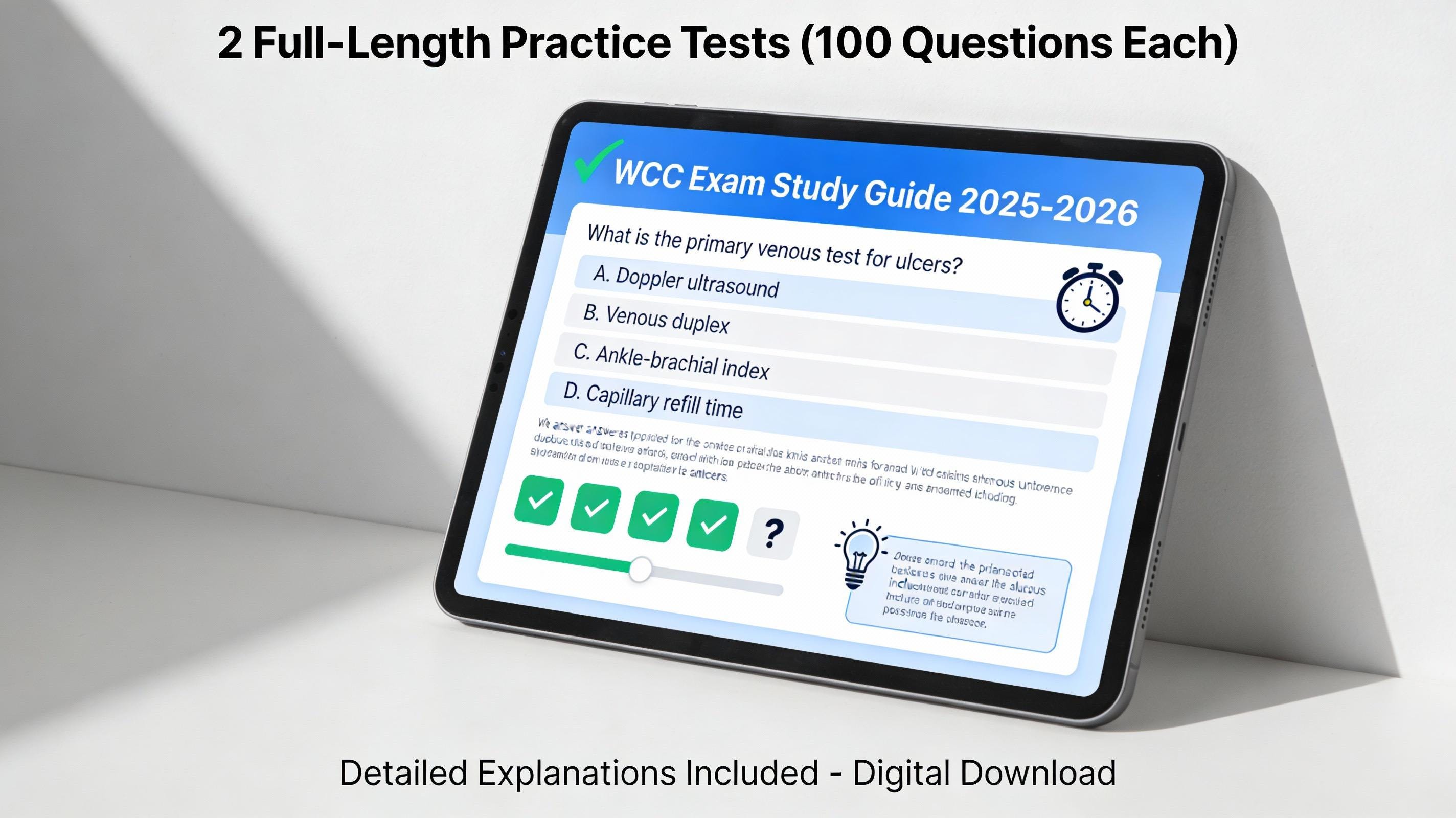 WCC Exam Study Guide 2025-2026: Master the Wound Care Certification ...