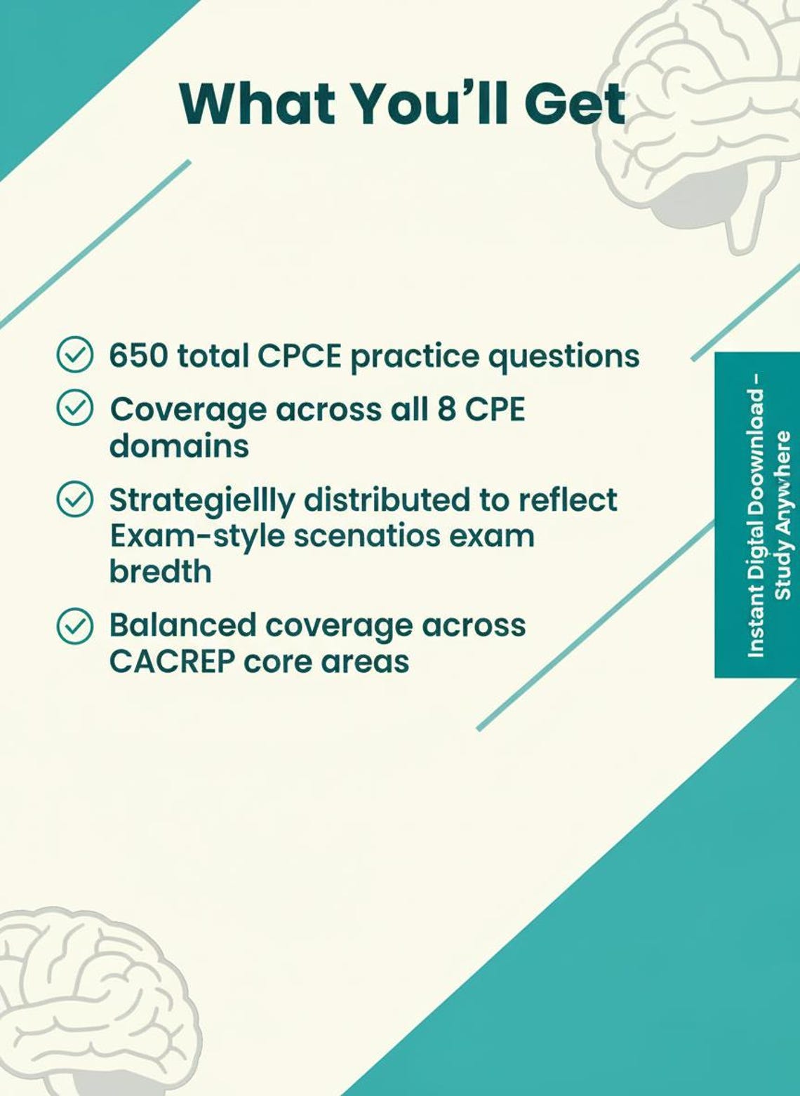 CPCE Practice Questions 2026 With 650 Exam Questions ,detailed ...