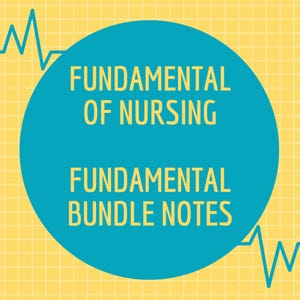 Fundamental of Nursing, Fundamental Bundle Notes, Nursing Notes, Nursing Study Guides, Nursing Student, Clinical Notes, Digital Download