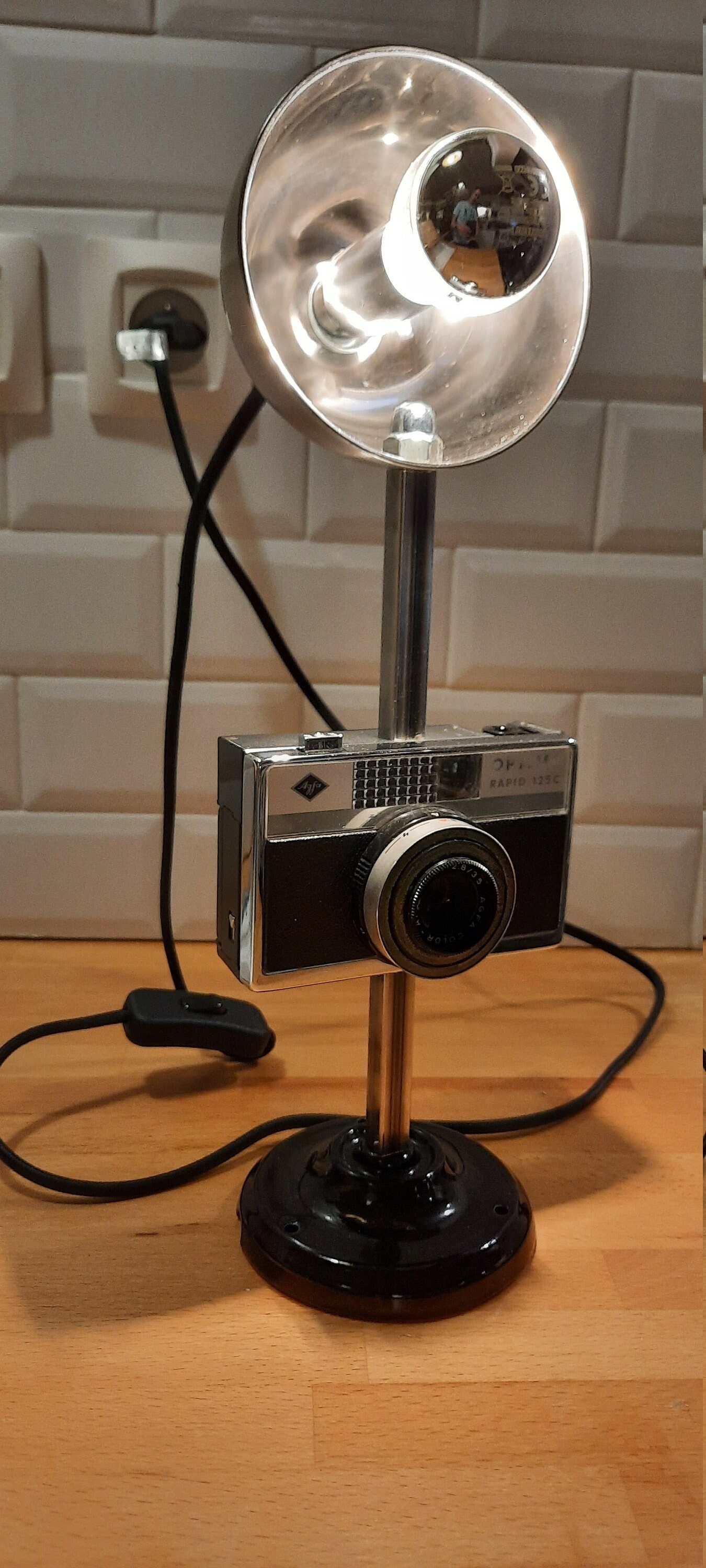 Lampe Appareil Photo Agfa Vintage Photo Lamp