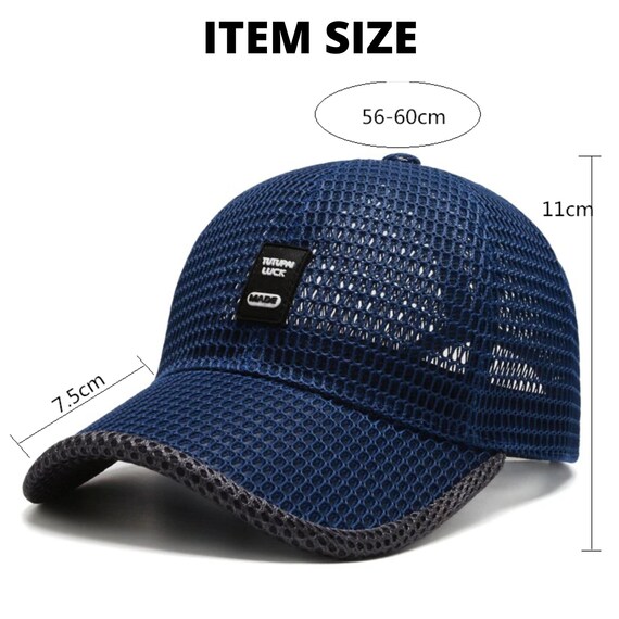 Breathable Summer Caps for Dad, Men's Mesh Baseball Cap, Outdoor