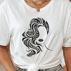 Latina T-Shirt, Fierce Latina Shirt, Women Empowerment Shirt, Femenino, Mujer, Reina