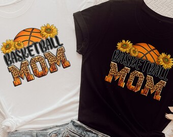 Basketball Mom T-Shirt, Floral Basketball Mom Shirt, Sport Mom Tee, Basket Ball Gift, Women's Sport Gift, Basketball Graphic Tee