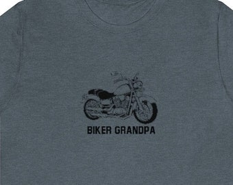 Biker Grandpa T-Shirt, Gift for Dad, Gift for Grandpa, Motorcycle Grandpa Shirt, Grandpa Gift, Biker Grandpa, Motorcycle Lover