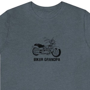 Biker Grandpa T-Shirt, Gift for Dad, Gift for Grandpa, Motorcycle Grandpa Shirt, Grandpa Gift, Biker Grandpa, Motorcycle Lover