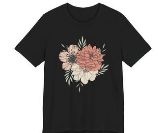 Floral Bouquet Unisex Jersey Short Sleeve Tee