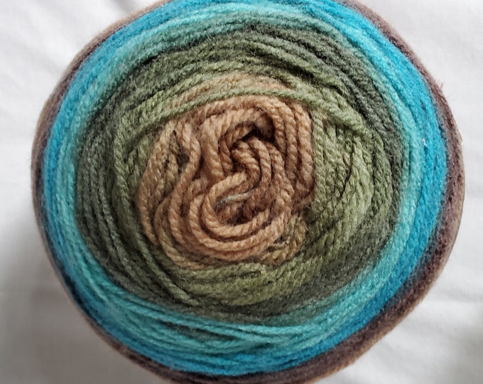 Lion Brand Mandala Yarn Color Dragon 5.3 Oz DK Weight Yarn Self ...