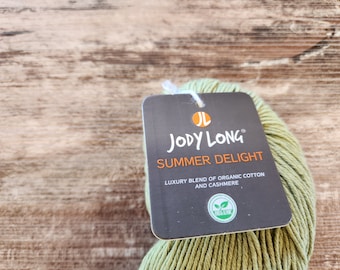 Organic Yarn Cotton Cashmere Yarn Jody Long Summer Delight Light Worsted