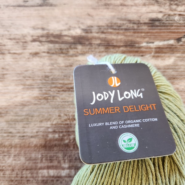 Organic Yarn Cotton Cashmere Yarn Jody Long Summer Delight Light Worsted