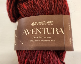 Hilo de tweed, mezcla de lana de alpaca y merino Ruby Aran
