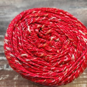 Cotton Polyester Sock Yarn Fingering Weight Yarn Red Variegated Gedifra Lana Mia  Cotone Effetto