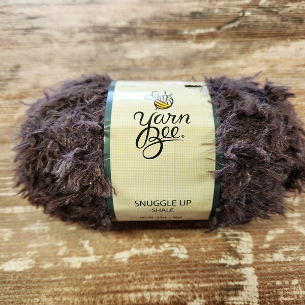 Garn Bee 100% Polyester Snuggle Up Yarn Shale Bully 5