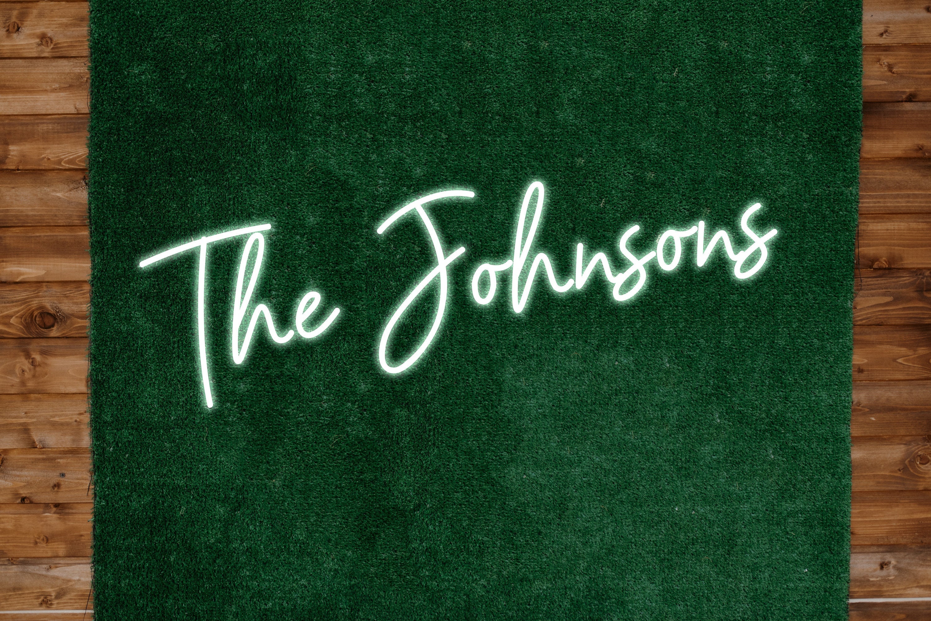 Neon Personnalisé Pour Mariage avec Noms Des Mariés