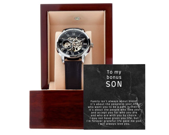 Buy Skeleton Watch for Bonus Son Unique Birthday Gift for Son